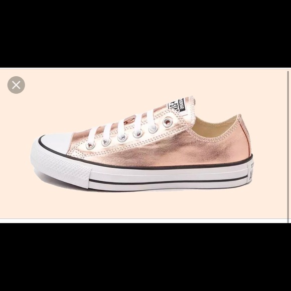 womens rose gold converse